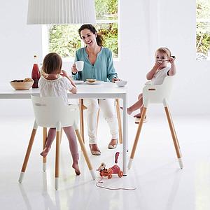 Stuhlbeine Hochstuhl BABY Flexa weiß