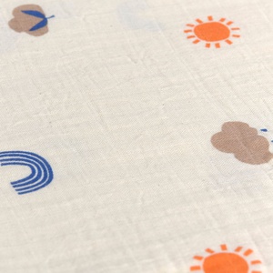 Swaddle & Burp Blanket M 60x60cm 2pcs Laessig Blossom nature (organic in conversion)