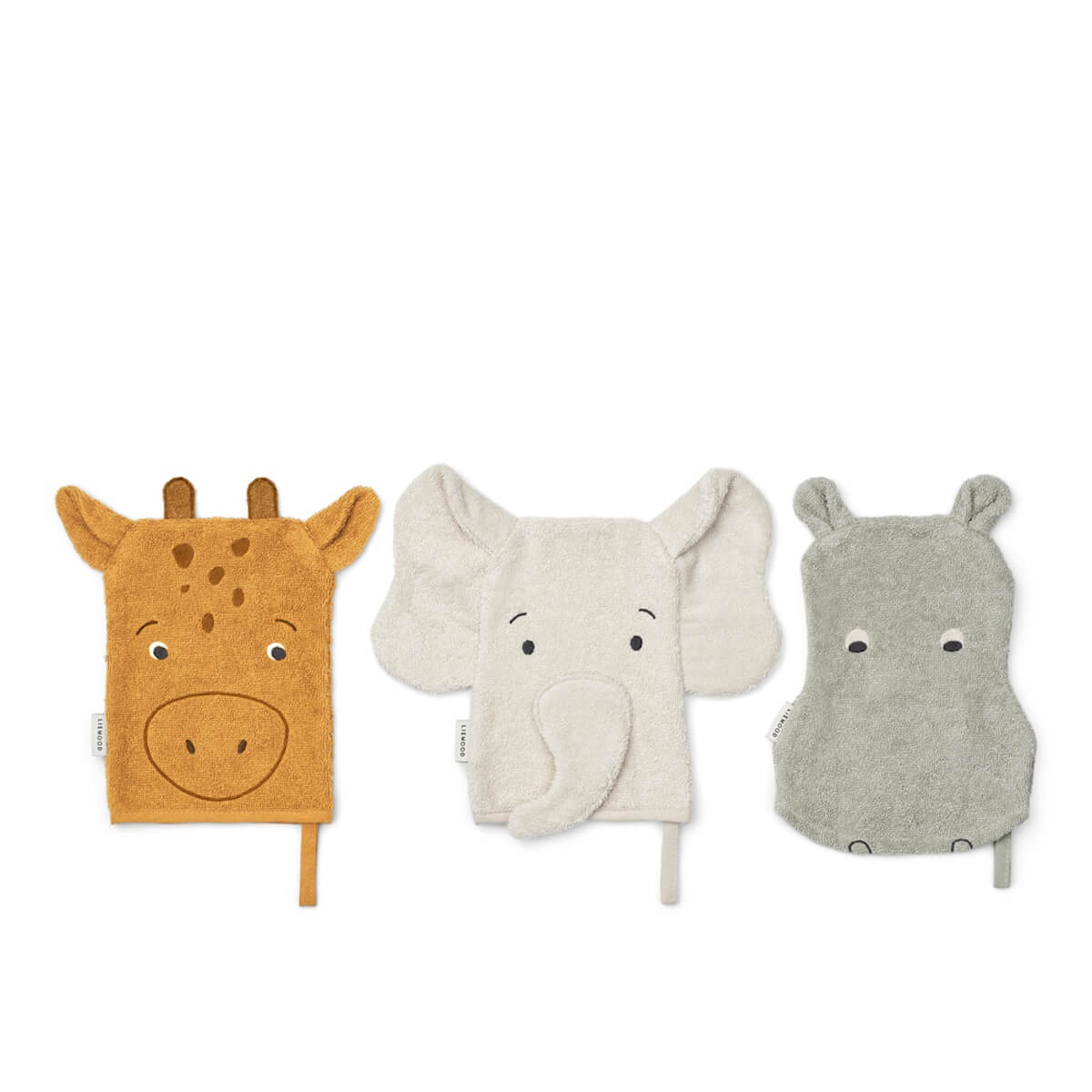 Sylvester Alles zusammen Waschlappen 3er-Pack Liewood Gelb mellow mix