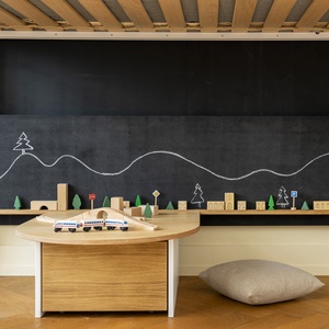 Tafel groß Bauteil 1stk KASVA Mdf Schultafel-schwarz