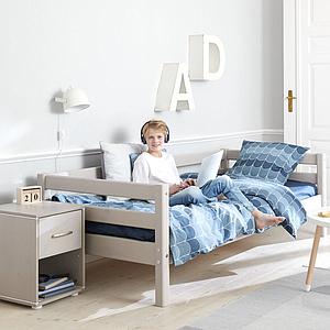 Tagesbett 90x200cm Ausziehbett CLASSIC Flexa grey washed