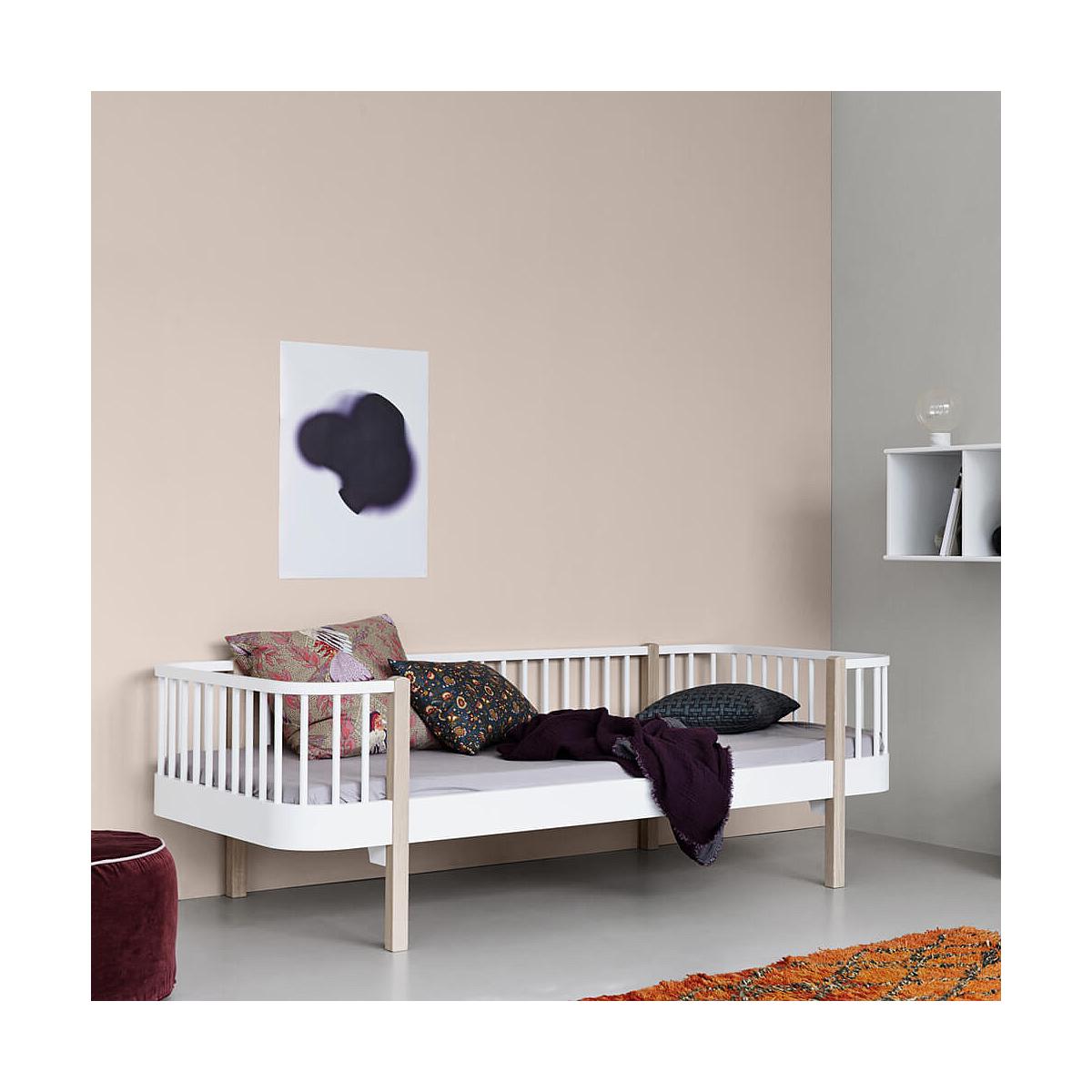 Tagesbett mitwachsend 90x200cm WOOD ORIGINAL Oliver Furniture weiß