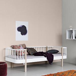Tagesbett mitwachsend 90x200cm WOOD ORIGINAL Oliver Furniture weiß