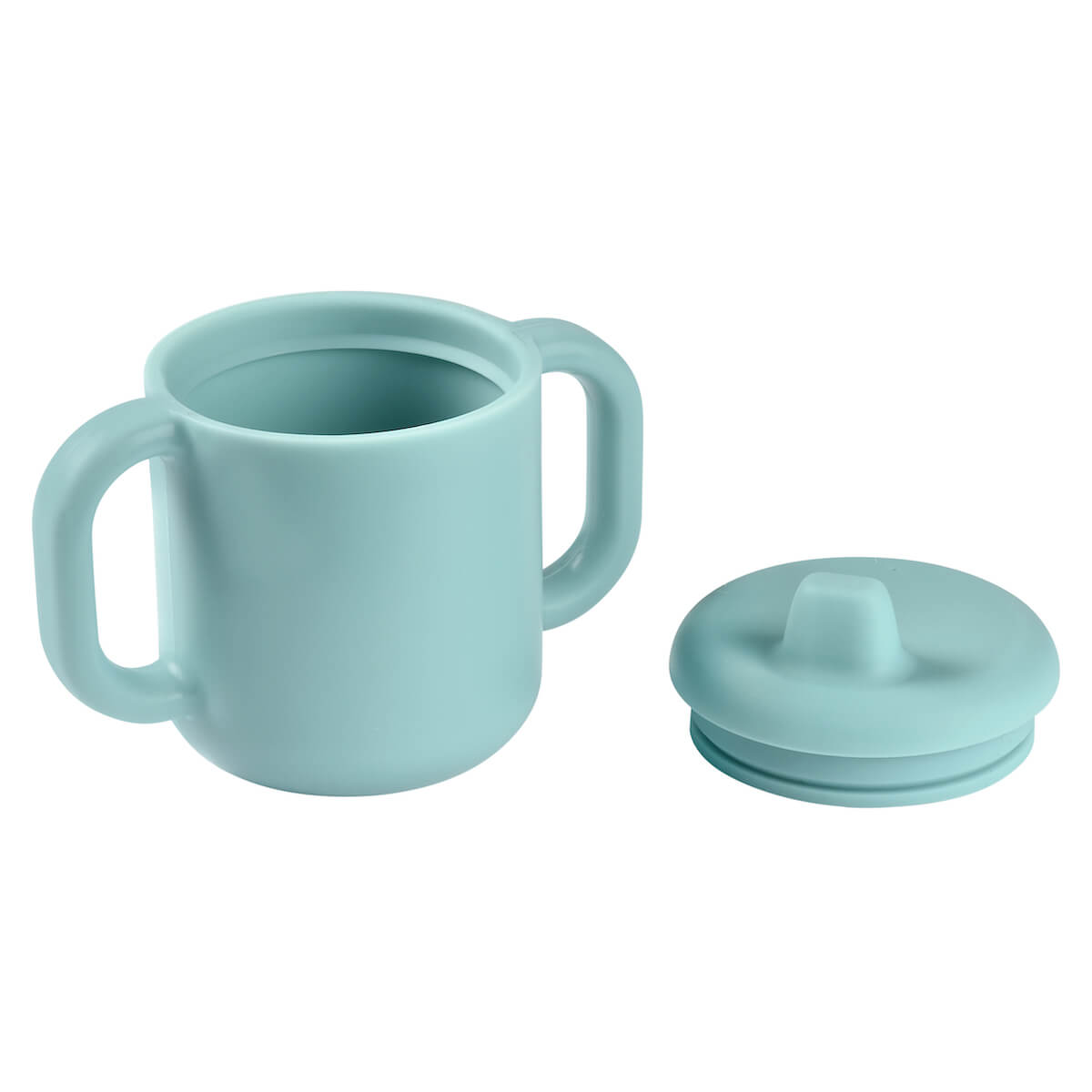 Tasse d'apprentissage silicone blue Beaba