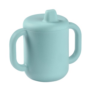 Tasse d'apprentissage silicone blue Beaba