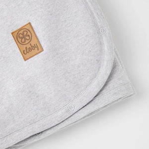 Teddy-Decke 95x75cm Cloby Grau