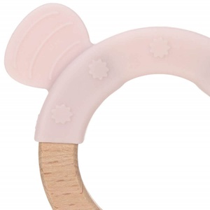 teether wood/silicone little chums mouse Laessig WIP