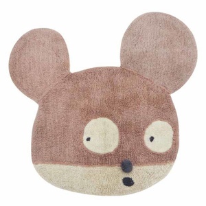 Teppich 100 x 120 cm Miss Mighty Mouse Lorena Canals Woolable