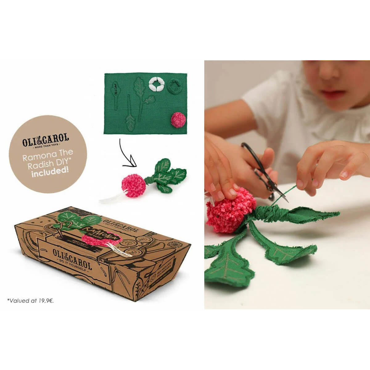 Teppich 100x150cm RAMONA THE RADISH Lorena Canals