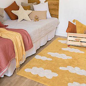 Abitare Kids De Teppich 120x160 Cm Clouds Lorena Canals Mustard