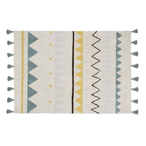 Teppich 120x160cm AZTECA Lorena Canals natural-vintage blue