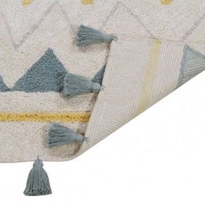 Teppich 120x160cm AZTECA Lorena Canals natural-vintage blue