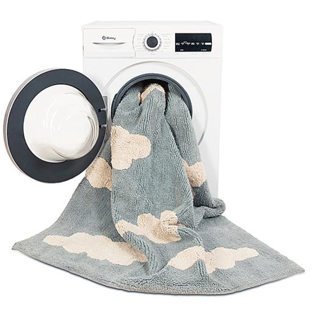 Teppich 120x160cm CLOUDS Lorena Canals vintage blue