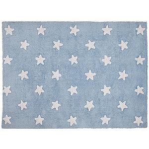 Teppich 120x160cm STARS Lorena Canals blue-white