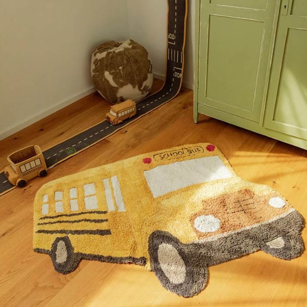 Teppich 130x90cm SCHULBUS Lorena Canals