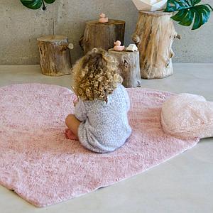 Teppich 160x180cm PUFFY Lorena Canals love nude