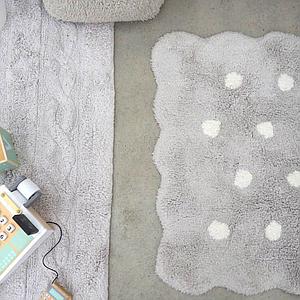 Teppich 70x100cm MINI BISCUIT Lorena Canals Pearl Grey