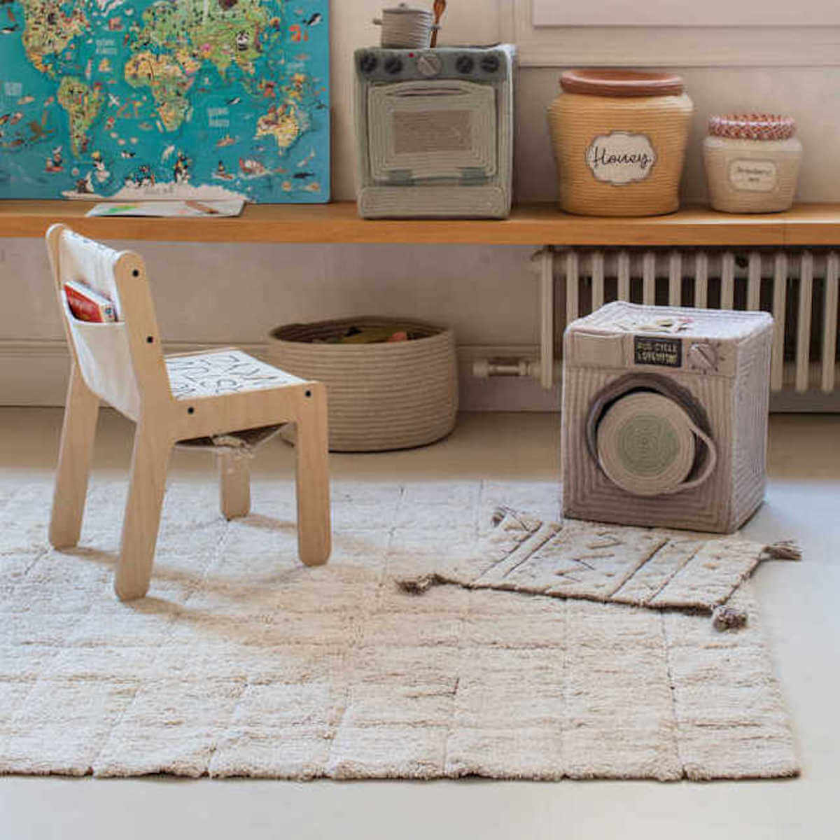 Teppich LITTLE CHEF Lorena Canals Mosaik