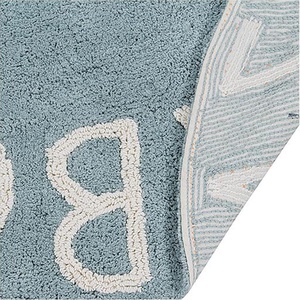 Teppich rund 150cm ABC Lorena Canals vintage blue-natural