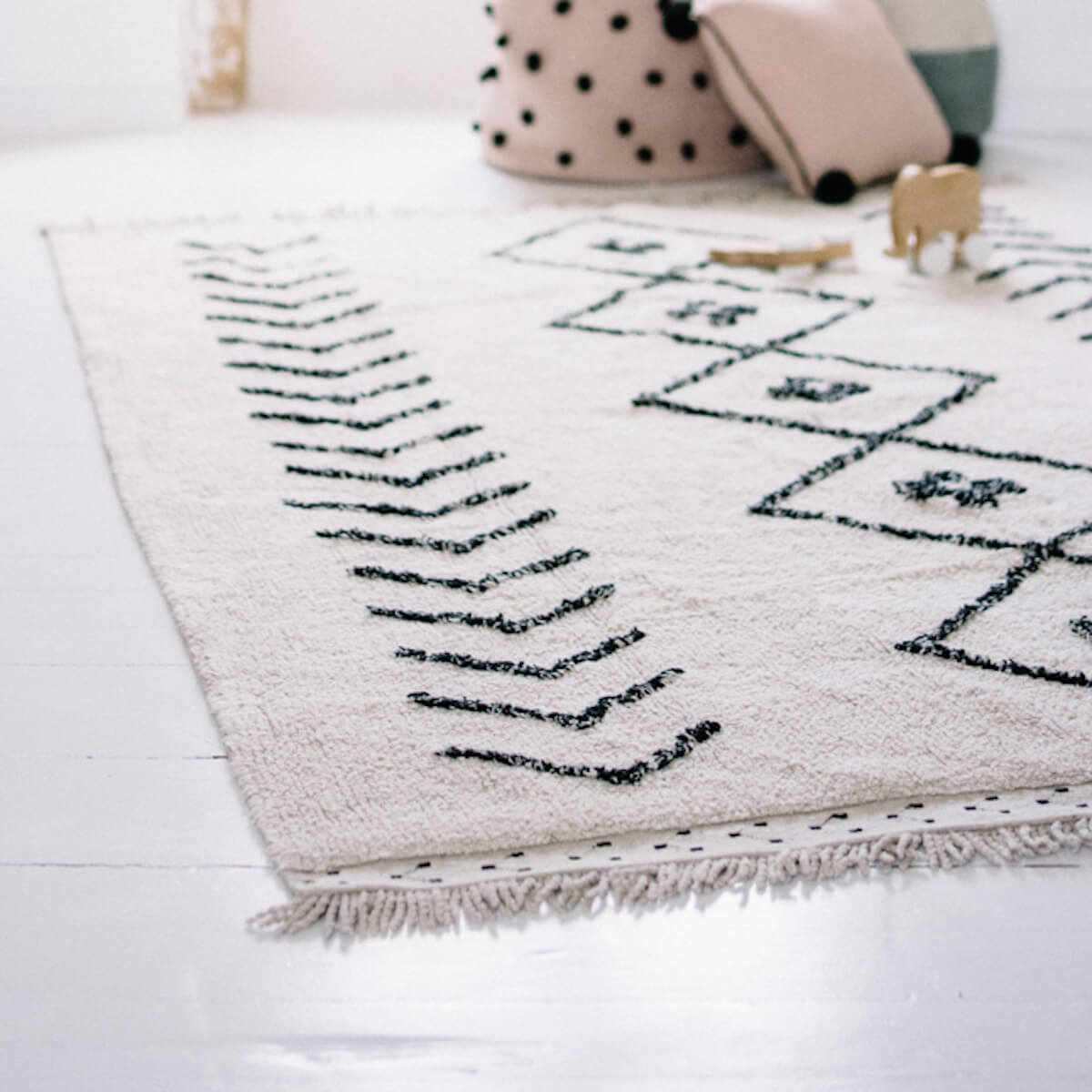 Teppich waschbar 170x240cm BERBER Lorena Canals Rhombs