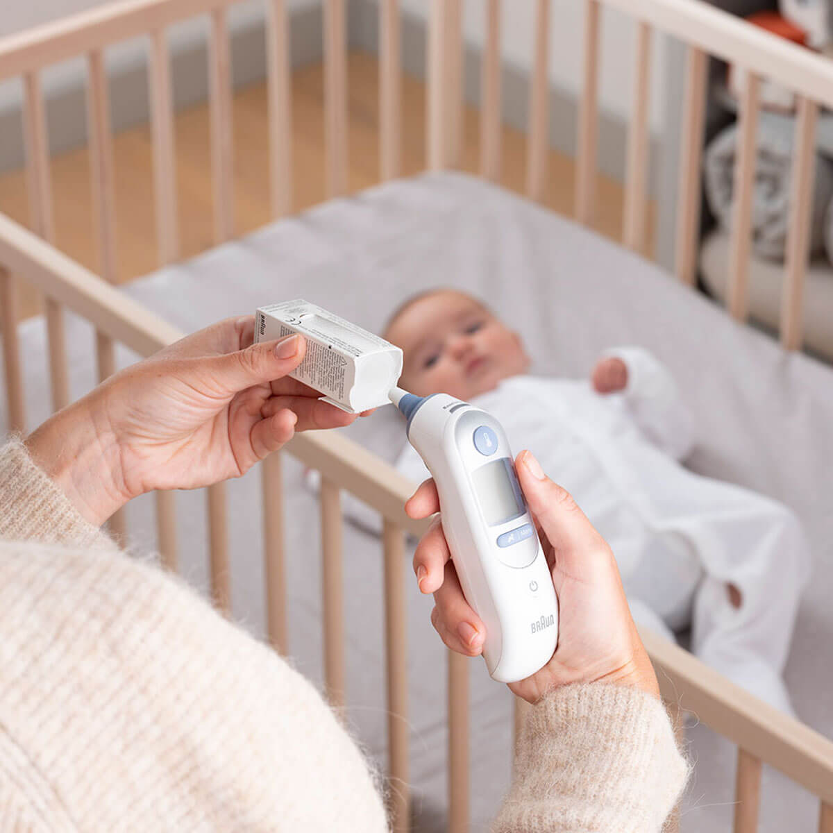 Thermometer Objektivfilter 40 Stück Braun