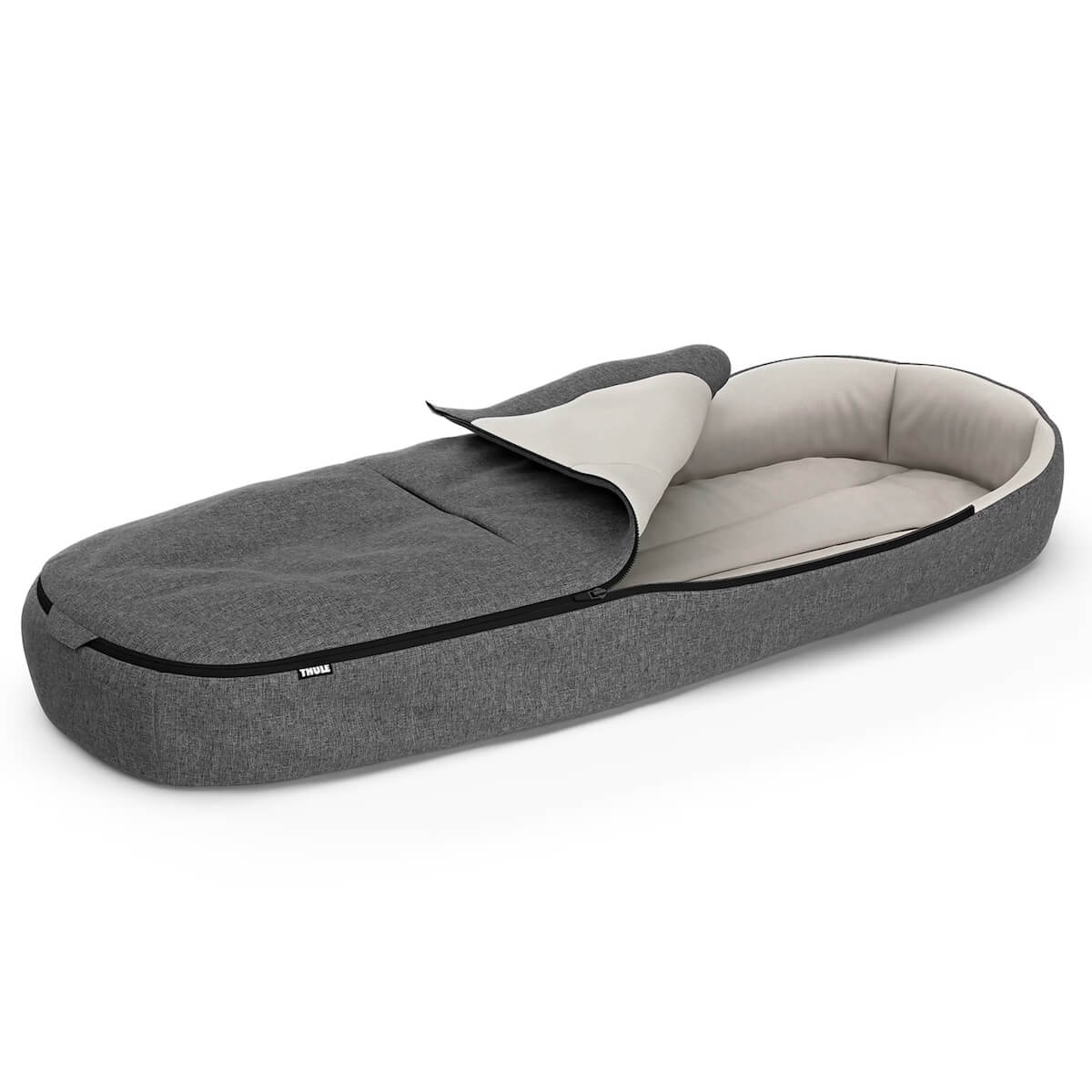 Thule Kinderwagen Fußsack Grau Melange