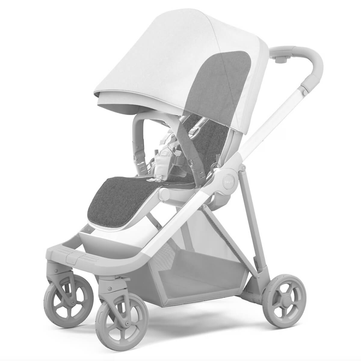 Thule Kinderwagen-Sitzauflage Grau Melange