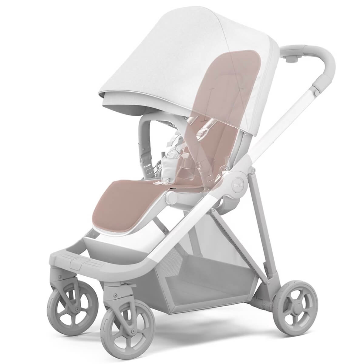 Thule Kinderwagen Sitzbezug Misty Rose