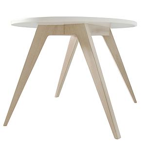 Tisch PingPong WOOD Oliver Furniture weiß-Eiche 