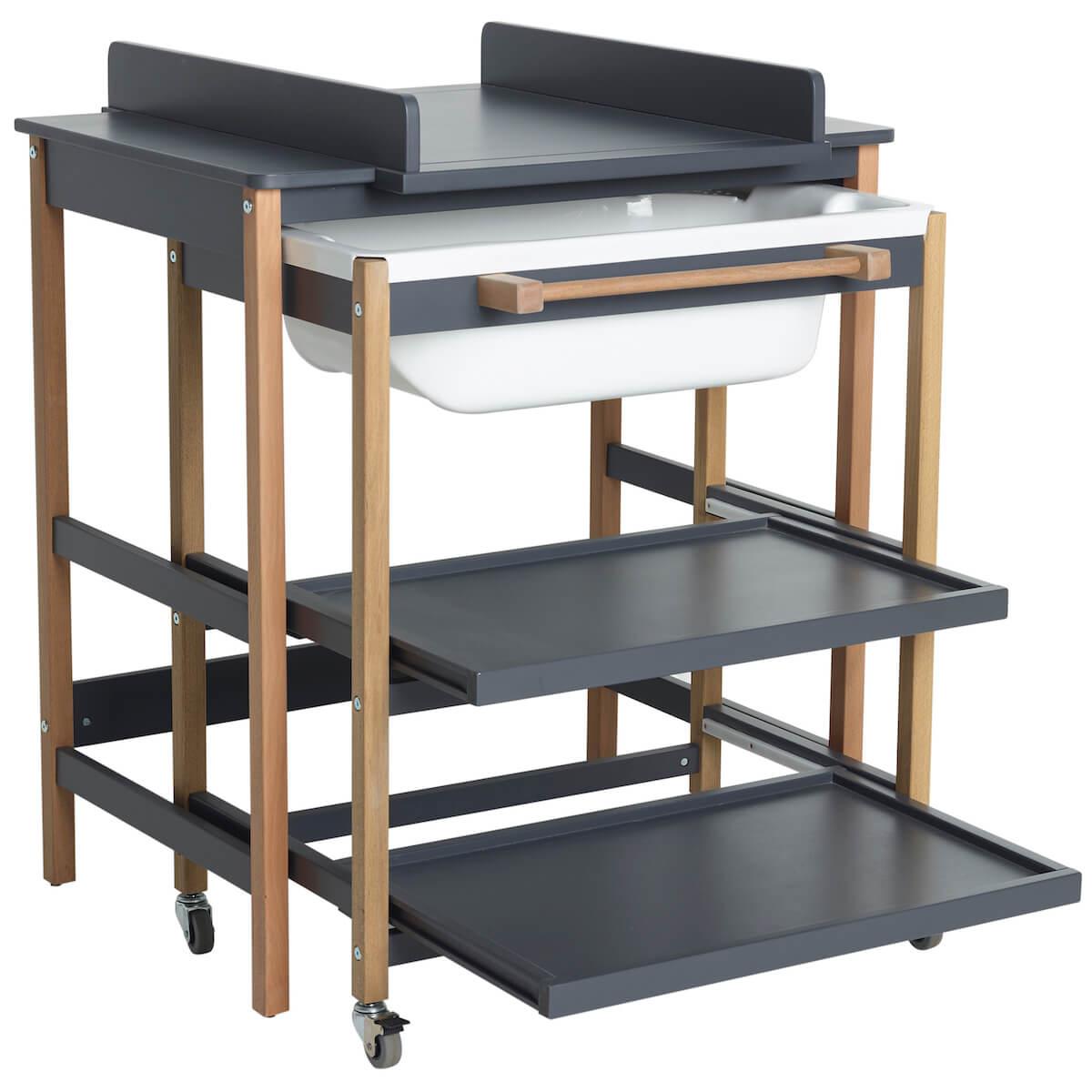 Tischbad wechseln SMART Quax moonshadow-natur