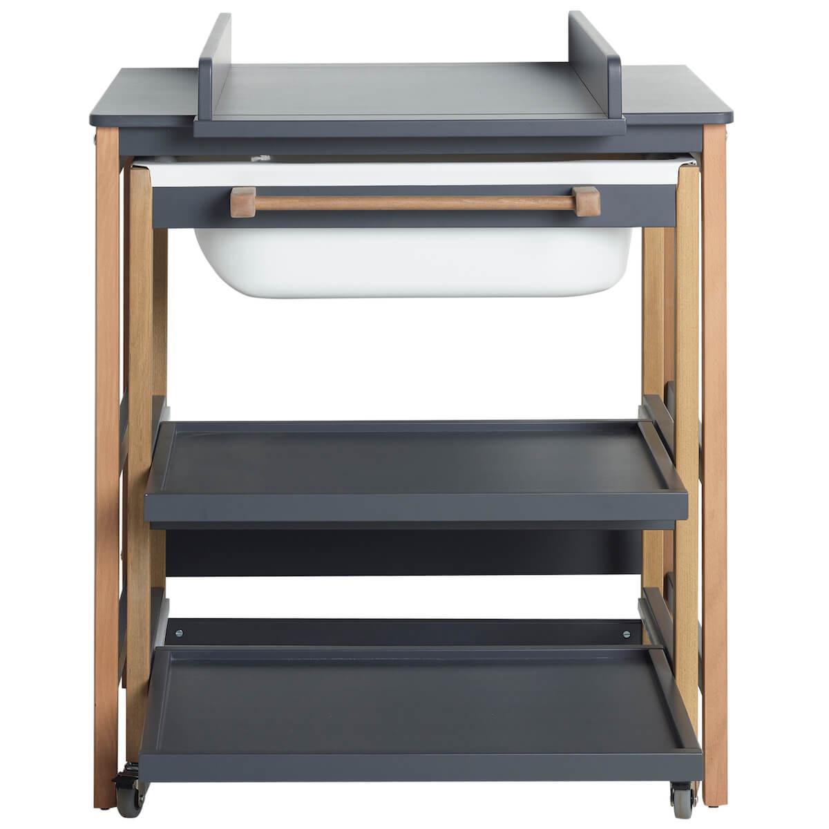 Tischbad wechseln SMART Quax moonshadow-natur