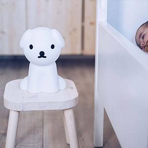 Tischlampe SNUFFY FIRST LIGHT Mr. Maria weiß