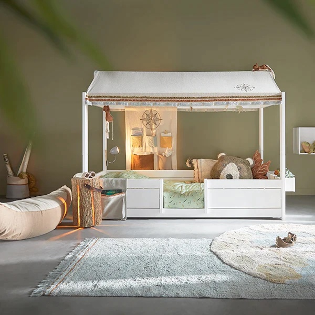 Toit Tissu-Canoe Advent./Incl. Feuilles+Écureuils 100% Recycled Co Lifetime