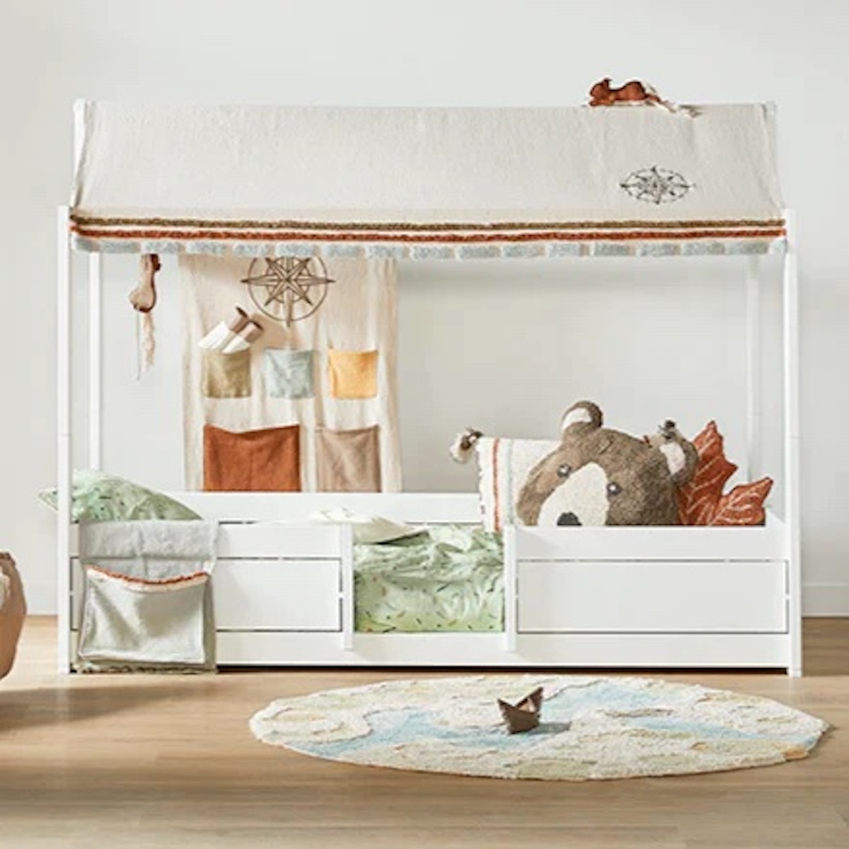 Toit Tissu-Canoe Advent./Incl. Feuilles+Écureuils 100% Recycled Co Lifetime