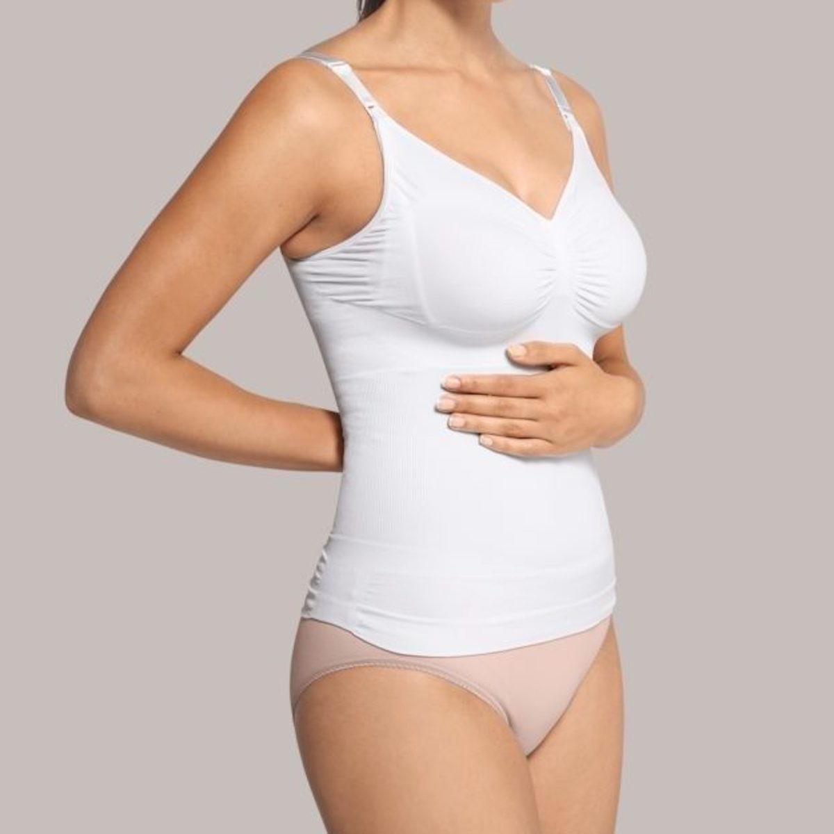 Top d'Allaitement & gainant S Carriwell Blanc