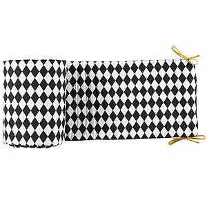 Tour de lit bébé 207X31cm CONSTANTINOPLE NOBODINOZ BLACK DIAMONDS