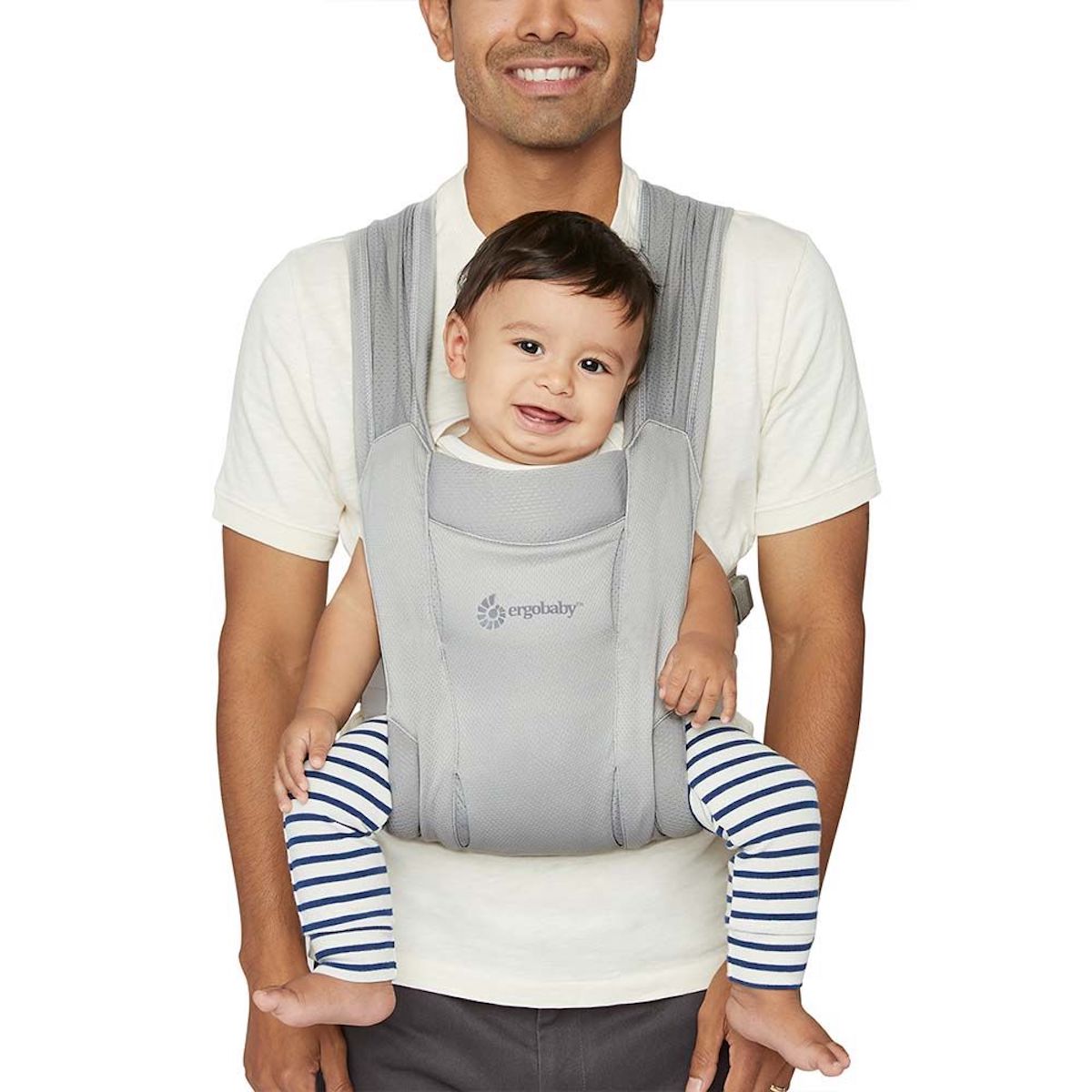 Tragesitz EMBRACE Soft Air Mesh Ergo Baby soft grey