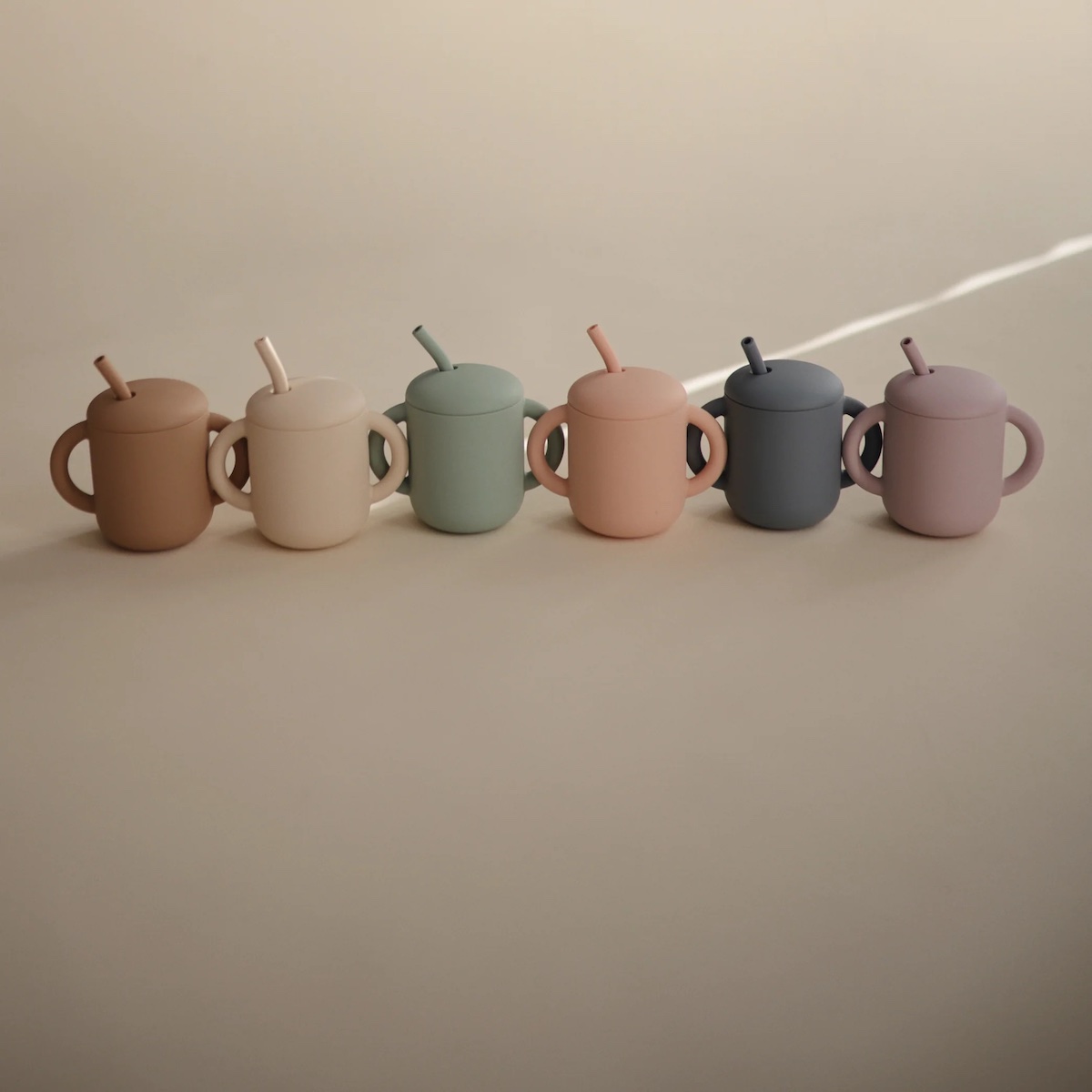 Training Cup + Straw Mushie Blush   