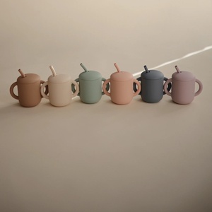 Training Cup + Straw Mushie Blush   