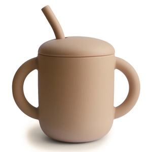 Training Cup + Straw Mushie Natural