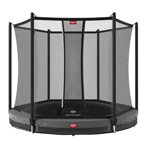Trampolin 270cm InGround FAVORIT + Safety Net Comfort Berg grey