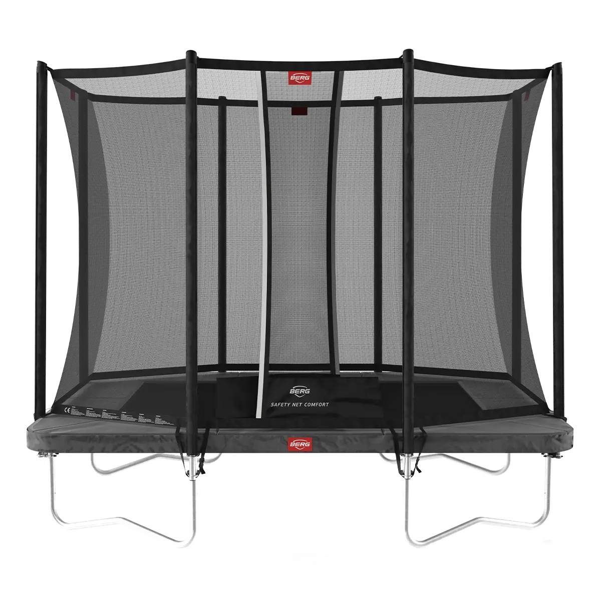 Trampolin 280cm Regular ULTIM FAVORIT + Safety Net Comfort Berg grey