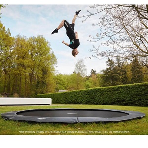 Trampolin 330cm FlatGround SPORTS CHAMPION Beg grey