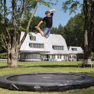 Trampolin 330cm InGround SPORTS CHAMPION Berg grey