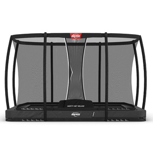 Trampolin 330cm InGround ULTIM CHAMPION + Safety Net Deluxe Berg grey