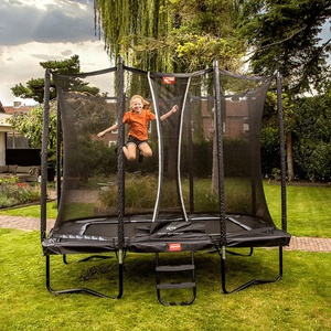 Trampolin 330cm Regular ULTIM FAVORIT + Safety Net Comfort Berg grey