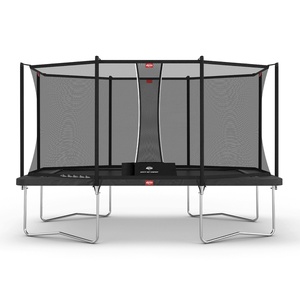 Trampolin 410cm Regular ULTIM FAVORIT + Safety Net Comfort Berg grey