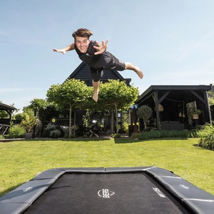 Trampolin 500cm FlatGround SPORTS ULTIM CHAMPION Berg grey