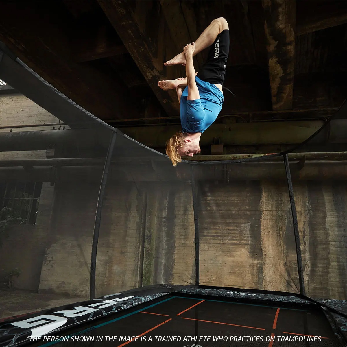 Trampolin 500cm Regular SPORTS ULTIM PRO BOUNCER + Safety Net XL Berg