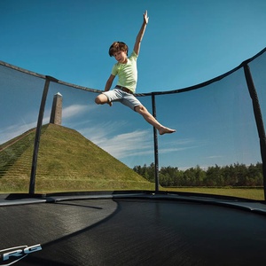 Trampolin 520cm Regular GRAND CHAMPION + Safety Net Deluxe Berg grey